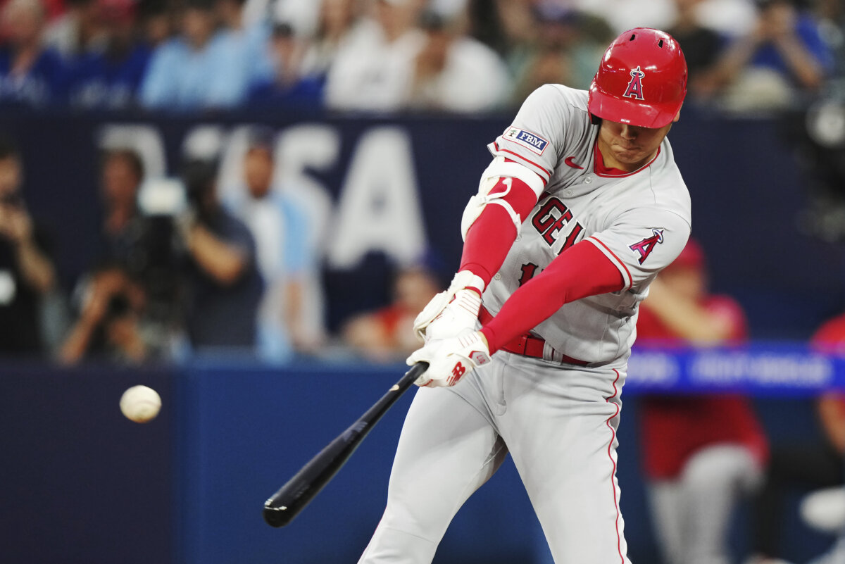 Ohtani hits majors-best 39th HR before leaving game in Angels’ 4-1 loss ...