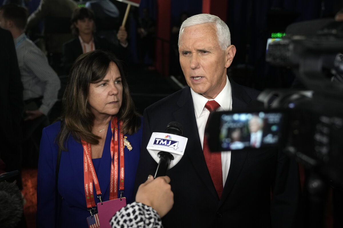 Pence says ‘elections are about choices’ after combative first debate