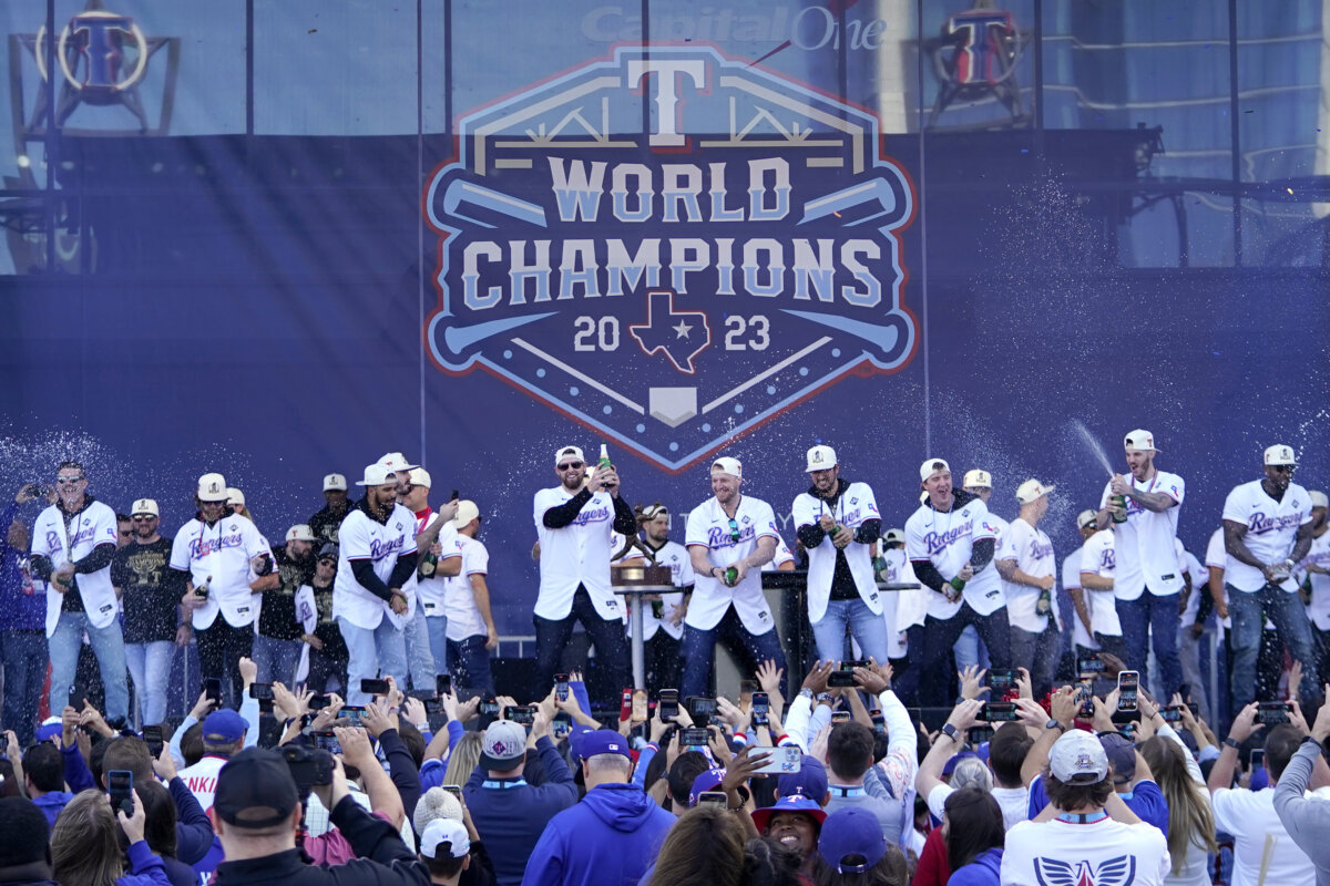 World Series MVP Seager takes swipe at rival as Rangers celebrate 1st ...