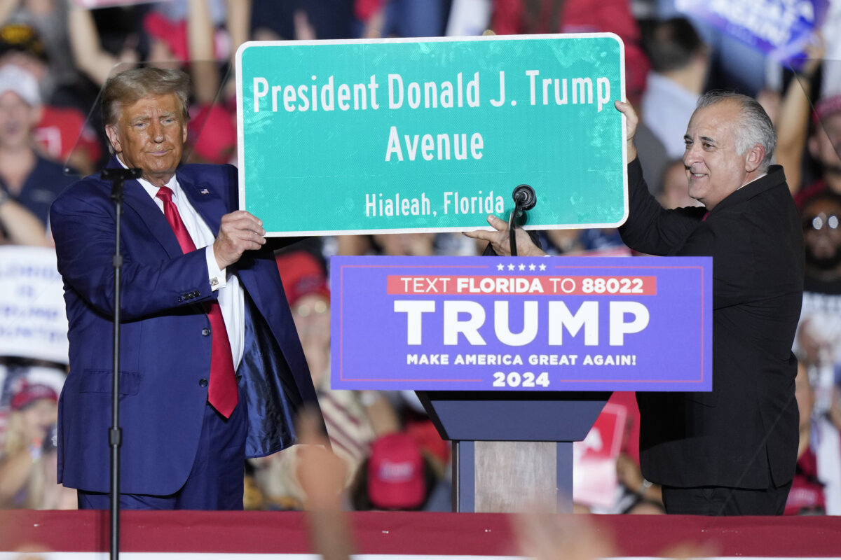 Trump appeals to South Florida’s Cuban community during rally aimed at