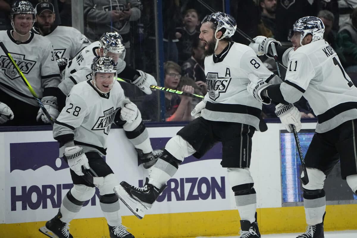 Doughty scores 33 seconds into OT, Kings rally past Blue Jackets 4-3 ...