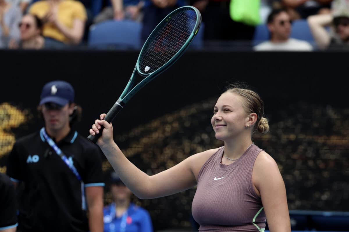 Anisimova’s comeback on track as she reaches the 2nd round in Australia