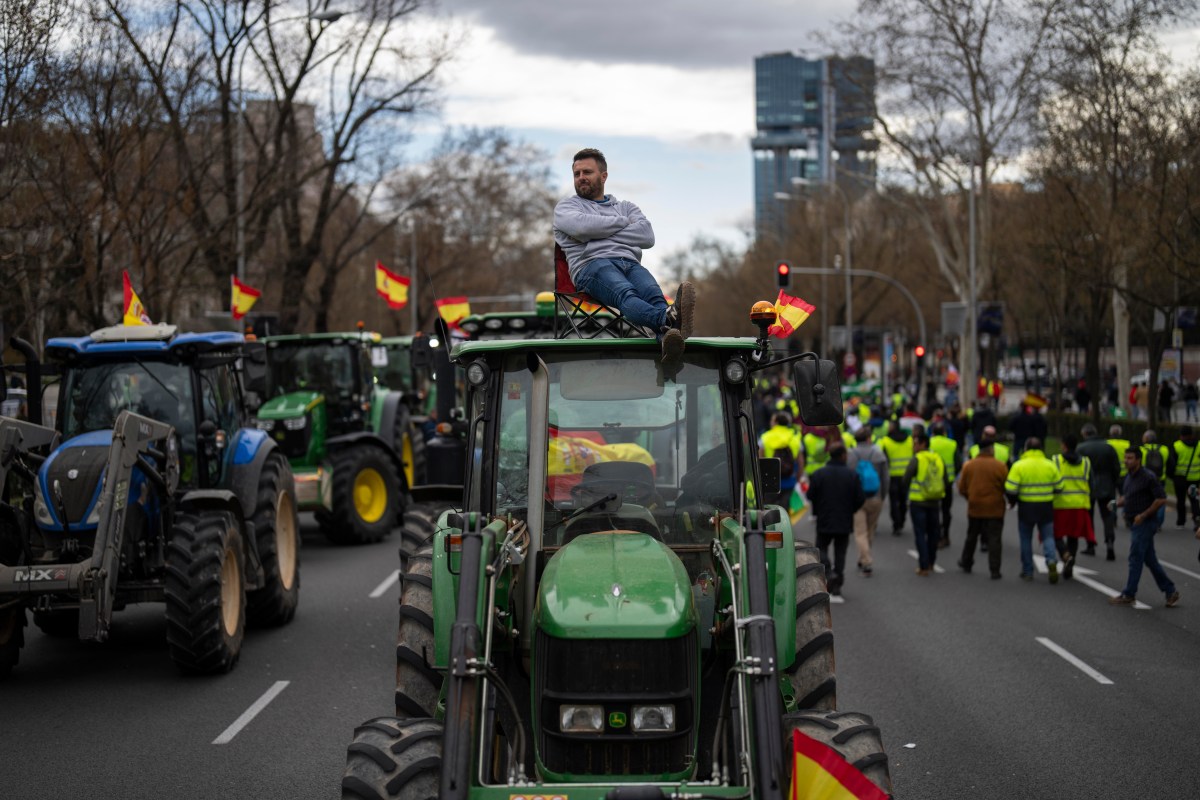 APTOPIX Spain Farmers Protest
