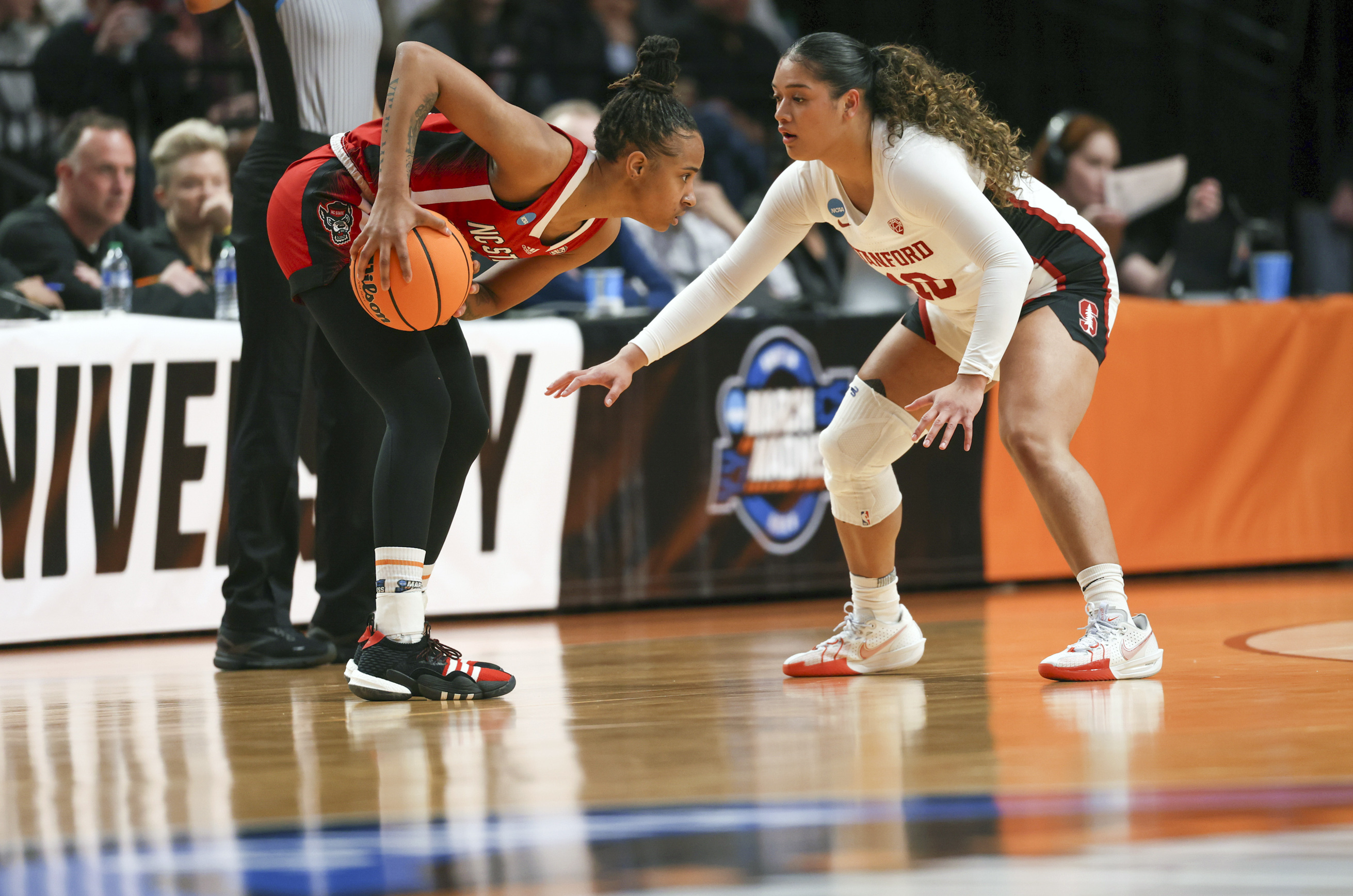 Aziaha James scores 29 to lead N.C. State into the women’s Elite Eight