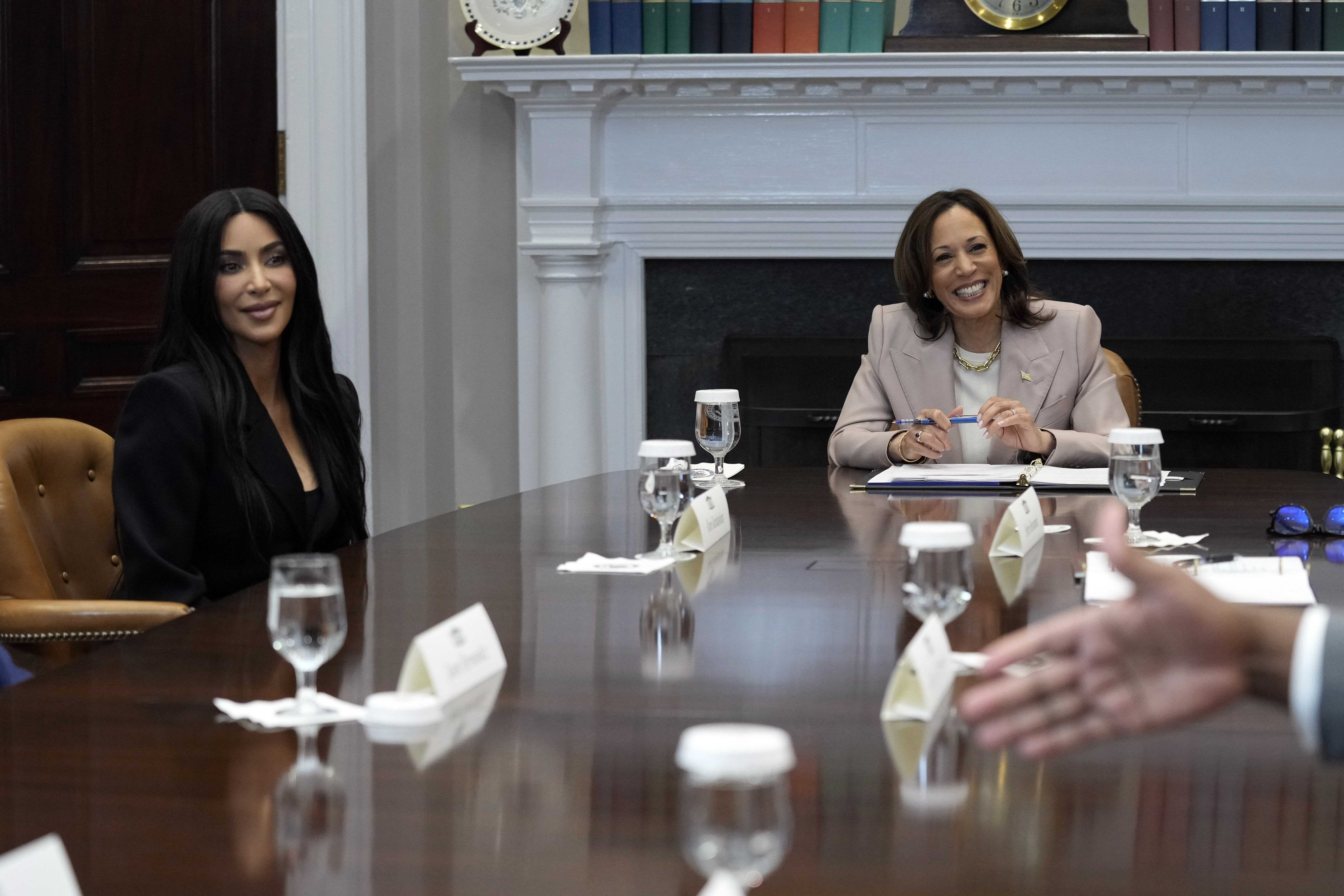 Kim Kardashian joins VP Harris to discuss criminal justice reform ...