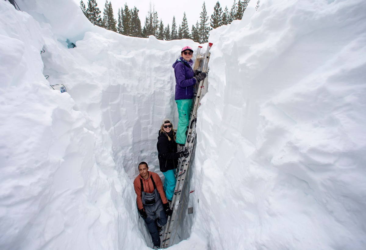 California Declining Snow Deluge