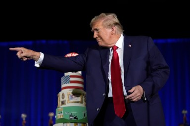 APTOPIX Election 2024 Trump Birthday