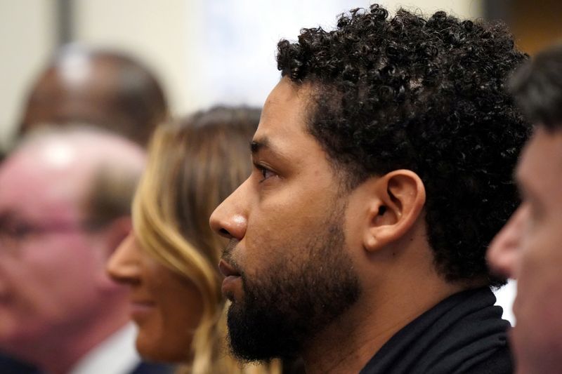 FILE PHOTO: Former “Empire” actor Jussie Smollett appears in a