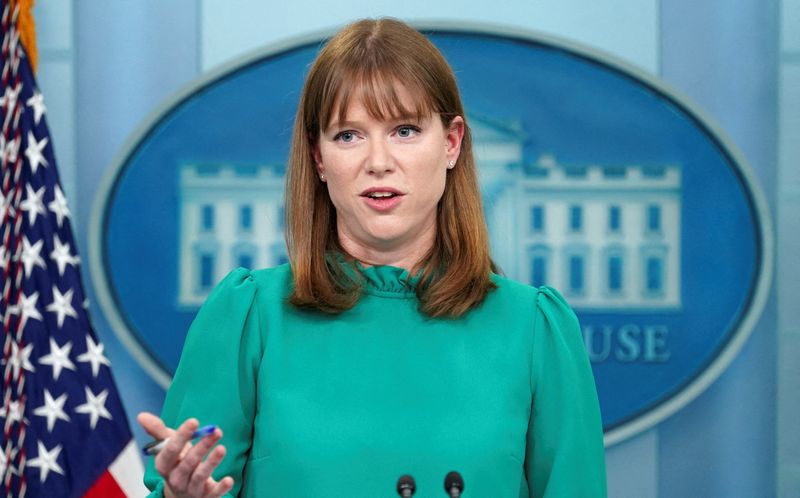 Press briefing at the White House in Washington