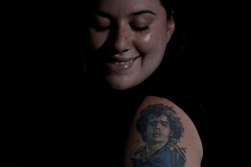 Argentines Celebrate Eternal Love For Maradona With Tattoos Metro Us