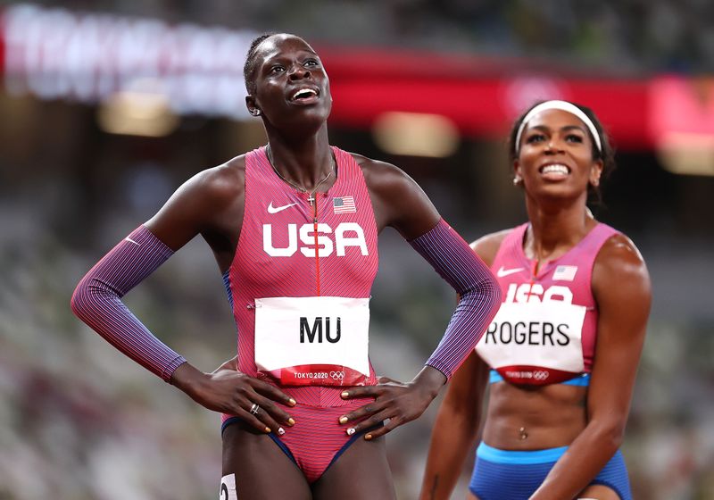 Olympics-Athletics-American Mu wins gold in women's 800m ...