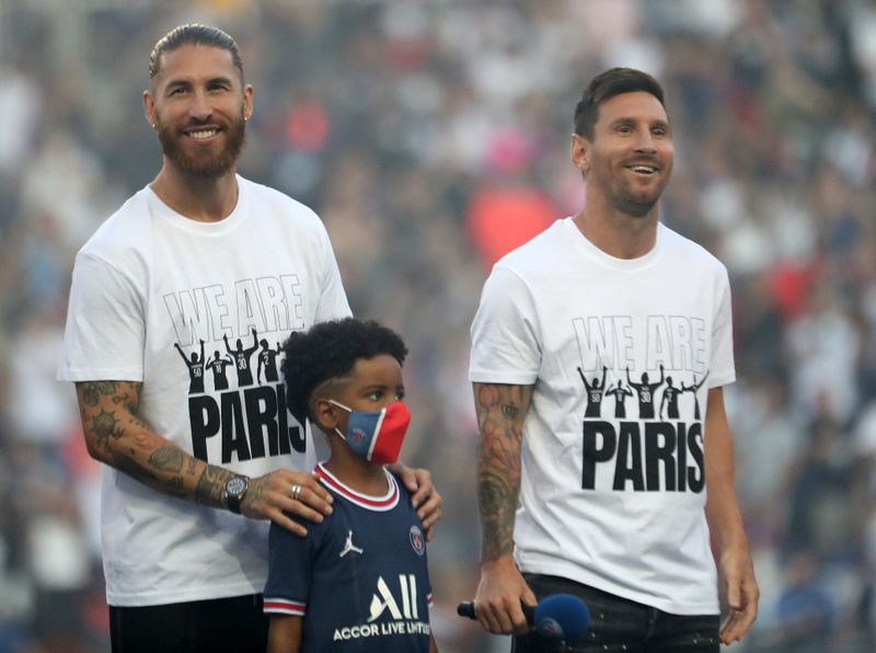 SoccerMessi unveiled ahead of PSG match but is not included in match