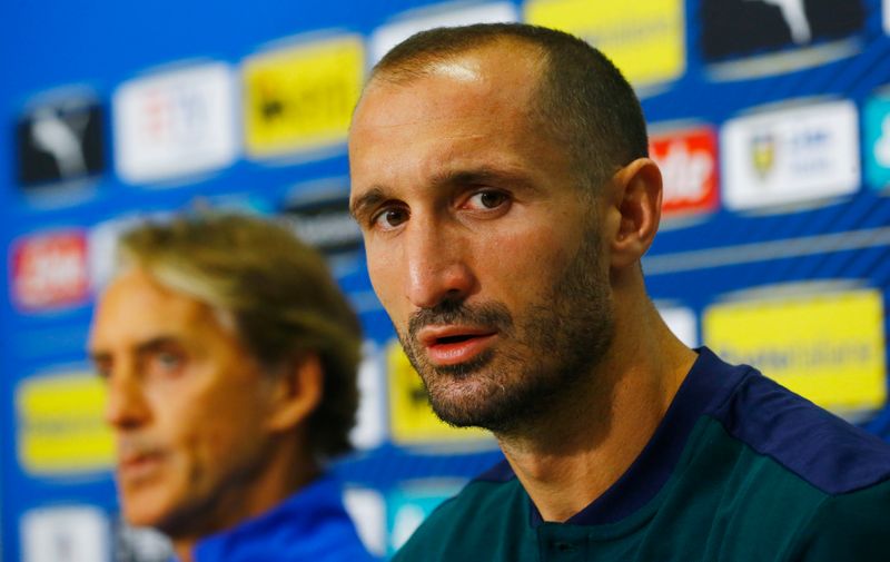 Soccer-Chiellini ‘ashamed as an Italian’ after Napoli trio abused