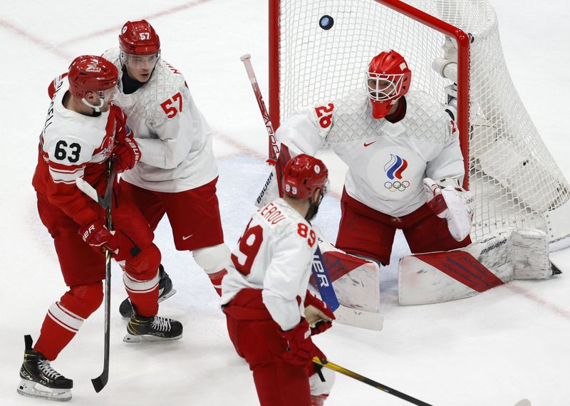 Ice Hockey - Men's Preliminaries - Russia vs USA
