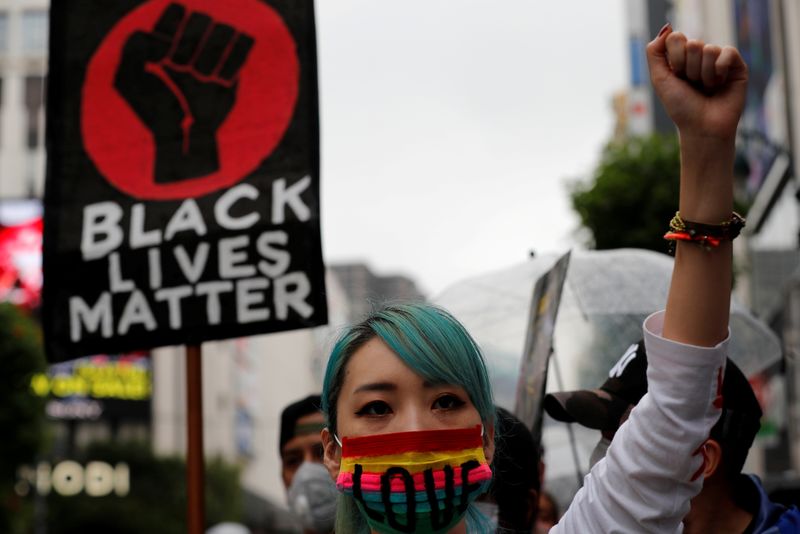 Black Lives Matter protest in Tokyo